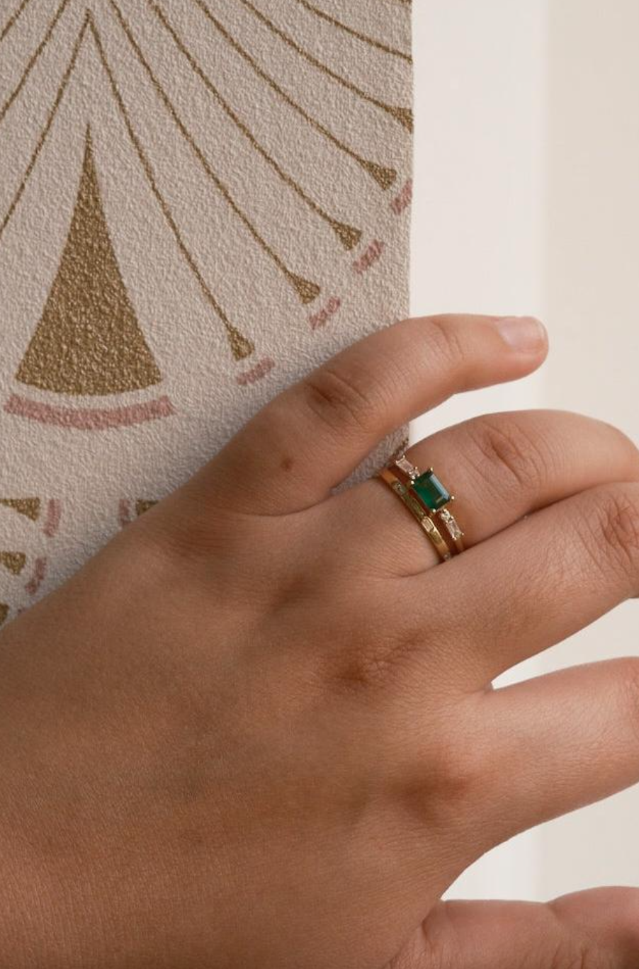 Emerald Cut Emerald Etude Ring
